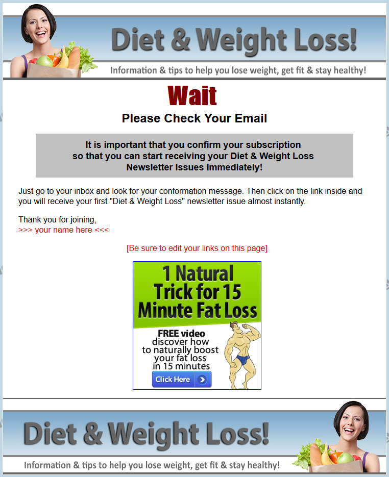 Weight Loss Email Series