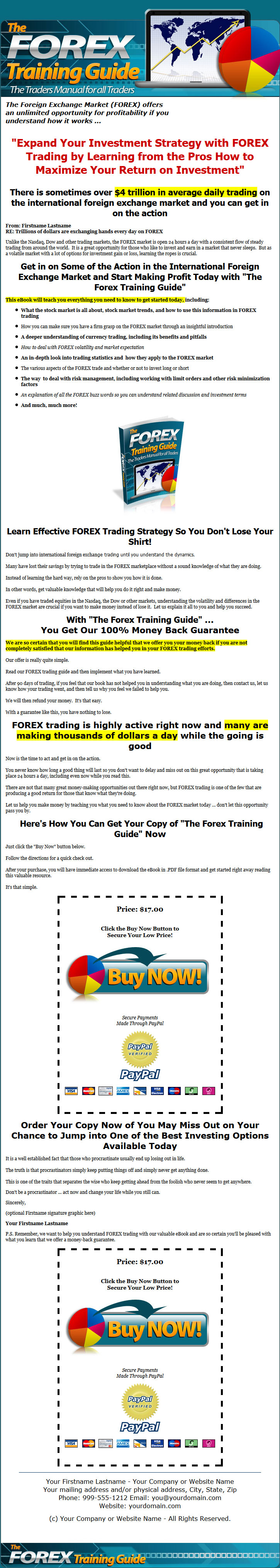 Forex trading training manual pdf