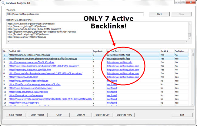backlinks analyzer plr software