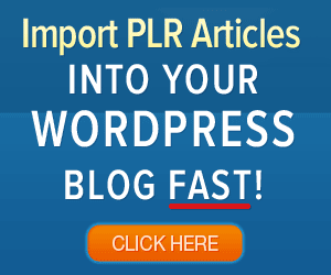 Import PLR Articles into Wordpress