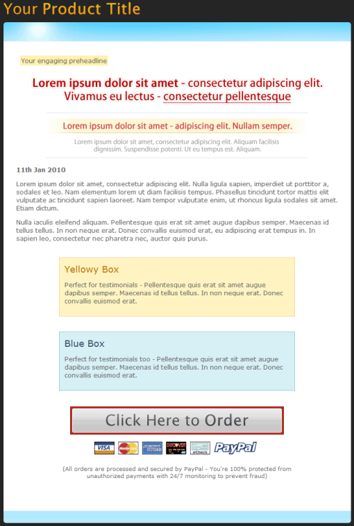 10 Minisite PLR Templates with Wordpress Versions | The PLR Store
