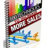 100 Techniques To Increase Sales MRR Ebook