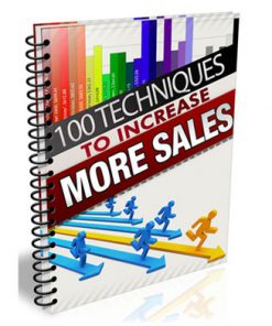 100 Techniques To Increase Sales MRR Ebook