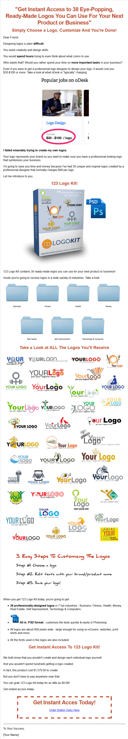 123 Logo Kit MRR Graphics Package - Image 2