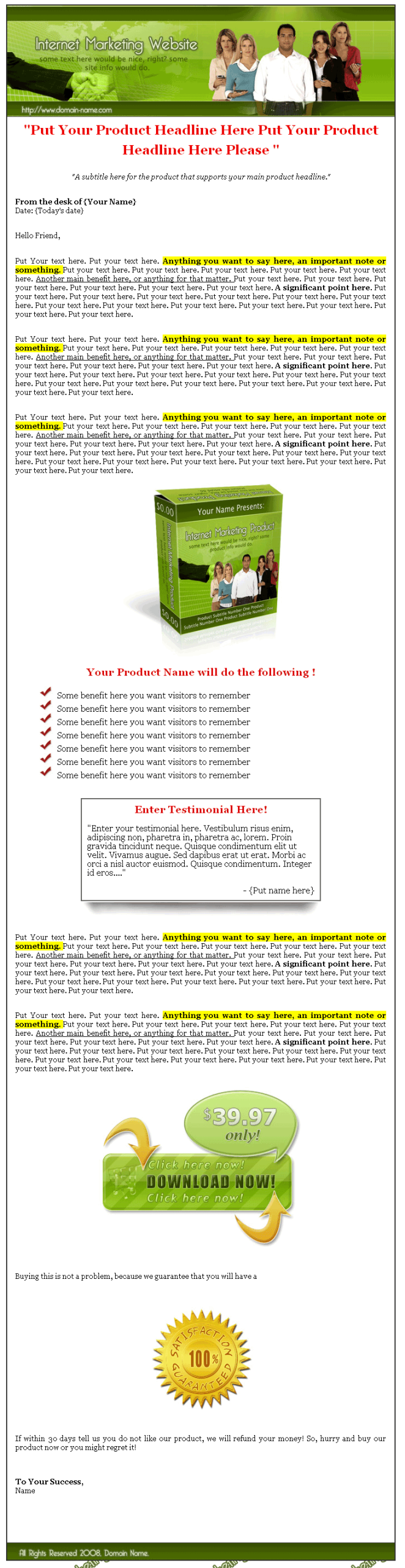 15 Internet Marketing High Quality PLR Templates - Image 2