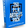 250 PLR Articles Pack