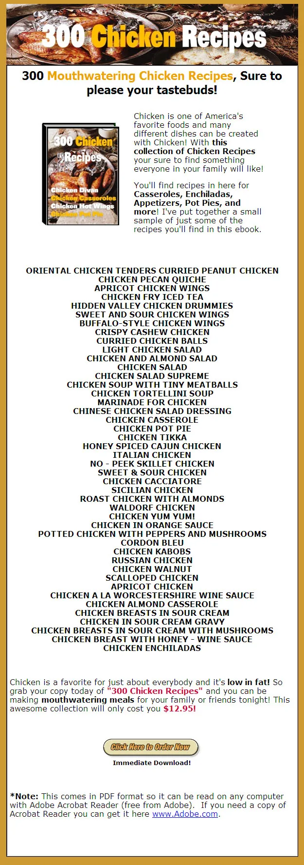 300 Chicken Recipes MRR eBook - Image 2