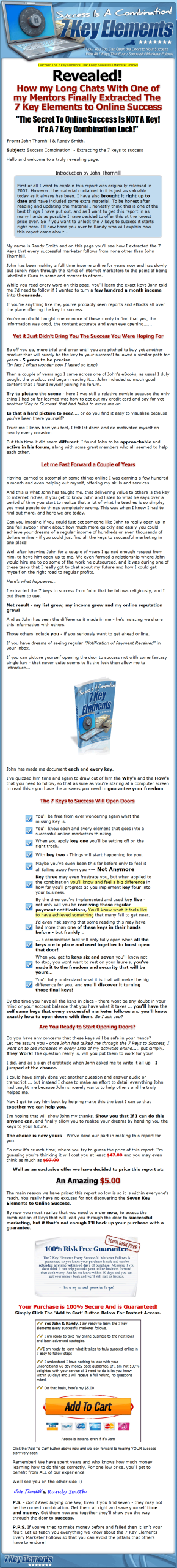 7 Key Elements Marketers PLR Ebook - Image 2