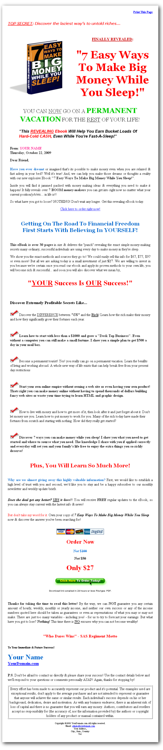 7 Easy Ways to Make Big Money PLR eBook - Image 2