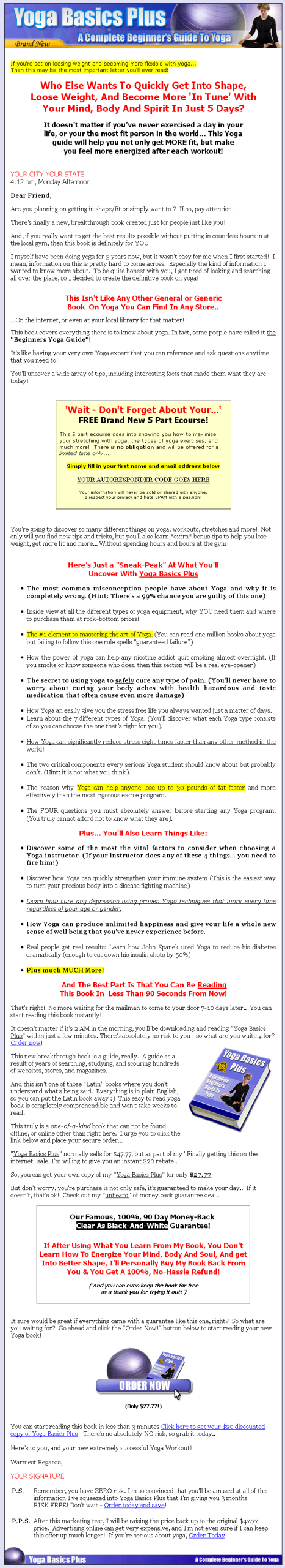 Beginners Guide to Yoga PLR Ebook - Image 2