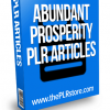 abundant prosperity plr articles