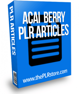 acai berry plr articles