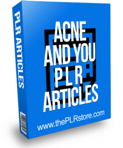 Acne And You PLR Articles