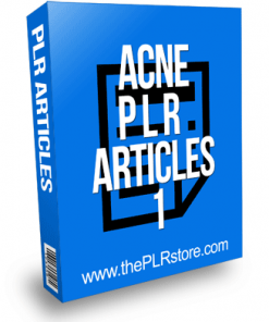 Acne PLR Articles 1