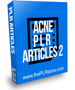 Acne 2 PLR Articles