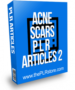 Acne Scars PLR Articles 2