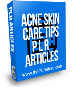 Acne Skin Care Tips PLR Articles