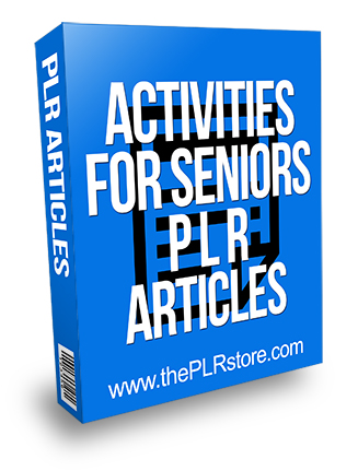 Activities for Seniors PLR Articles