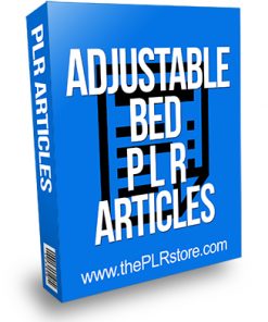 Adjustable Bed PLR Articles