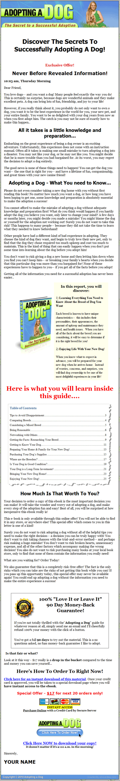 Adopting a Dog PLR Ebook - Image 2