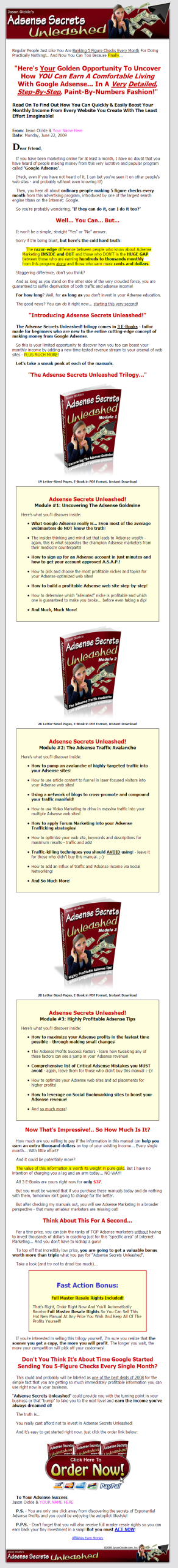 Adsense Secrets Unleashed MRR eBook - Image 2