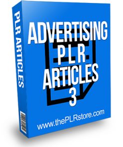 Advertising PLR Articles 3