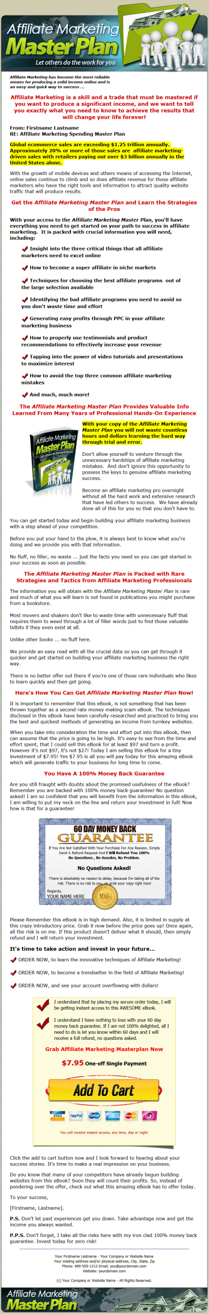 Affiliate Marketing Masterplan MRR Ebook - Image 2