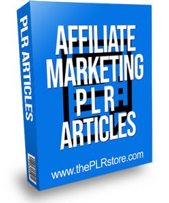 Affiliate Marketing PLR Articles
