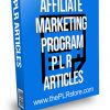 Affiliate Marketing Program PLR Articles
