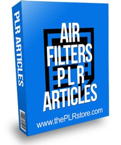 Air Filters PLR Articles
