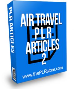 Air Travel PLR Articles 2