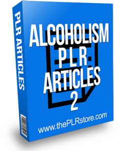 Alcoholism PLR Articles 2