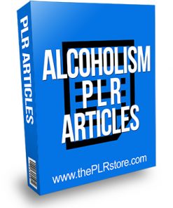 Alcoholism PLR Articles