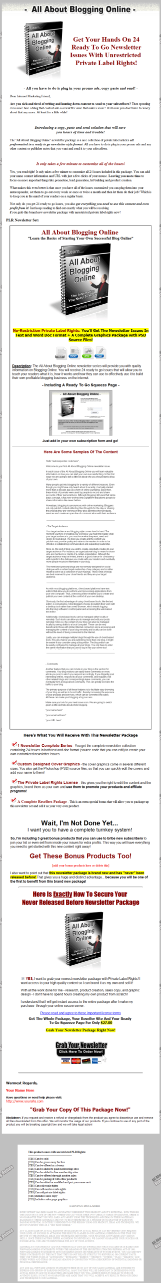 All About Blogging PLR Autoresponder Messages 24 - Image 4