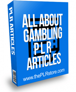 All About Gambling PLR Articles