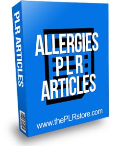 Allergies PLR Articles