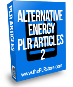 alternative energy plr articles