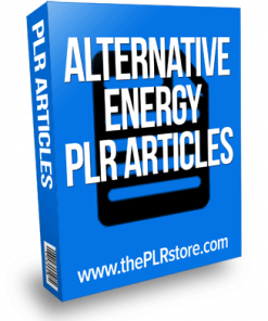 alternative energy plr articles