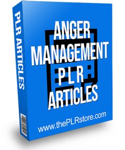Anger Management PLR Articles