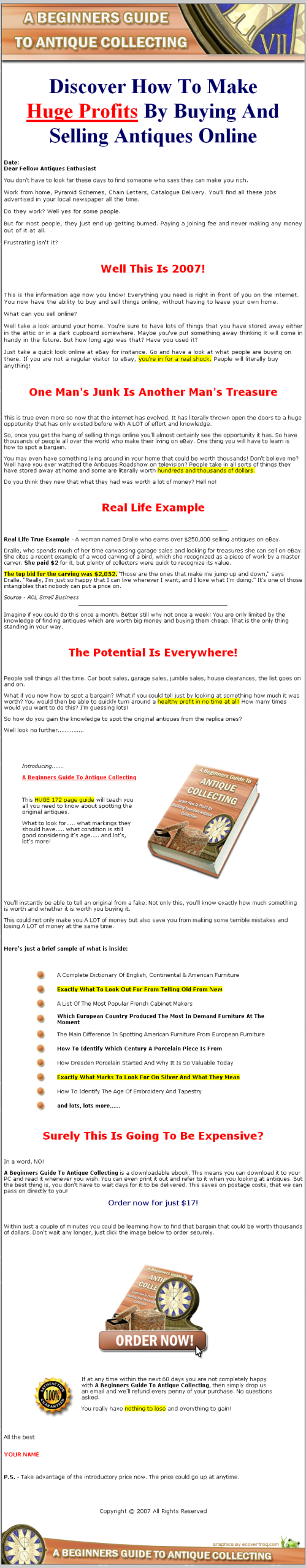 Antique Collecting MRR eBook - Image 2