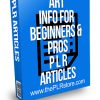 Art Info for Beginners and Pros PLR Articles