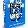 Article Marketing PLR Articles 4