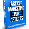 Article Marketing PLR Articles