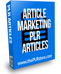 Article Marketing PLR Articles