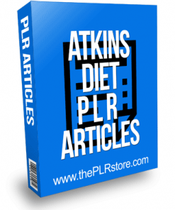 Atkins Diet PLR Articles