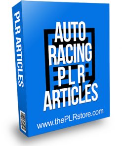 Auto Racing PLR Articles