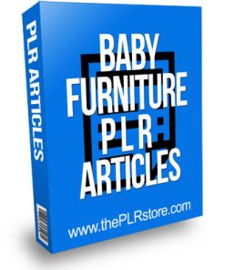 Baby Furniture PLR Articles