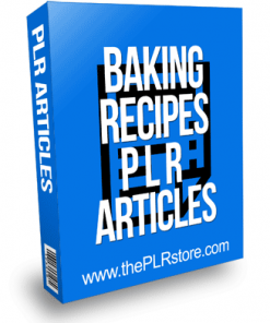 Baking Recipes PLR Articles