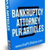 Bankruptcy Attorney PLR Articles
