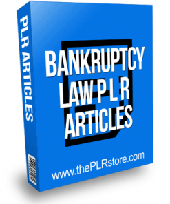 Bankruptcy Law PLR Articles